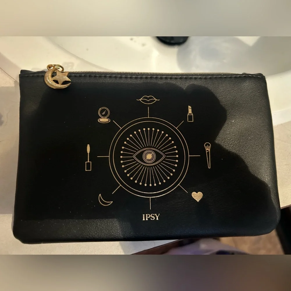 Ipsy Oct 2020 black gold magic makeup bag witchy cosmetics goth witch - Picture 2 of 8